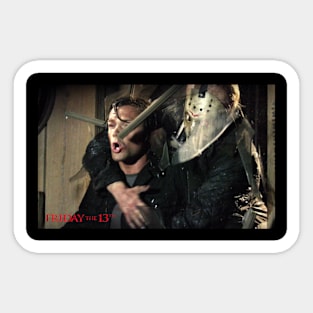 Jared Padalecki in Friday the 13th Sticker